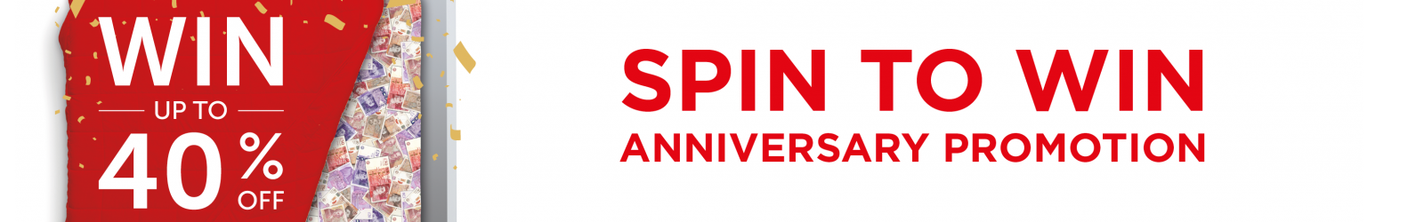 40th anniversary promotion